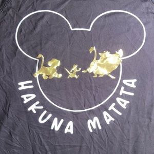 Tek Gear Hakuna Matata Lion King Mickey Mouse Mesh Jersey T-Shirt